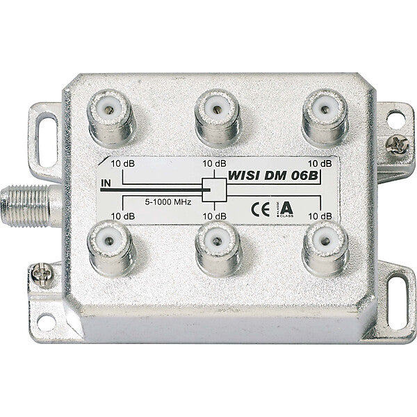 WISI Verteiler 6f. 5-1000MHz, 10dB DM06B
